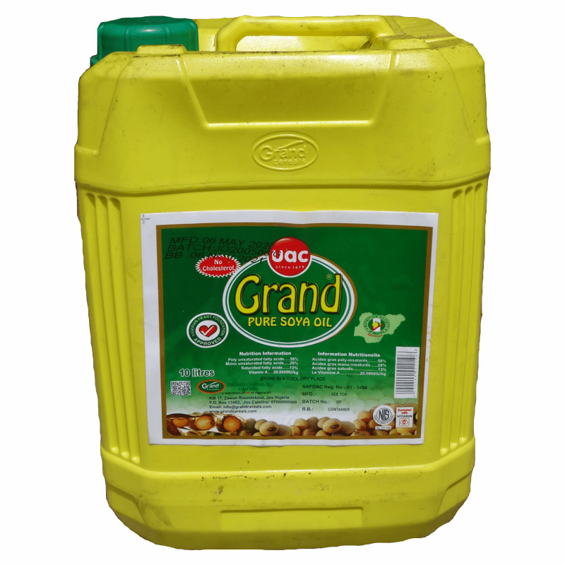 Grand Pure Soya Oil 10 Litres